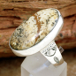 Preview: Tuareg Silber Ring mit Jaspis - Tuaregschmuck